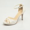 Brudskor från Bianco evento, Avalia shoes, vita brudskor, Ivory brudskor, brudskor i spets, brudskor i satin