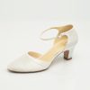 Brudskor från Bianco evento, Avalia shoes, vita brudskor, Ivory brudskor, brudskor i spets, brudskor i satin