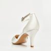 Brudskor från Bianco evento, Avalia shoes, vita brudskor, Ivory brudskor, brudskor i spets, brudskor i satin