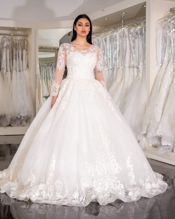 Brudklänning Ballgown, bröllopsbutik Malmö, Prinsessklänningar
