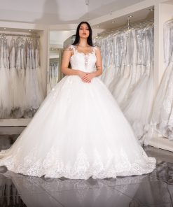 Brudklänning Ballgown, bröllopsbutik Malmö, Prinsessklänningar