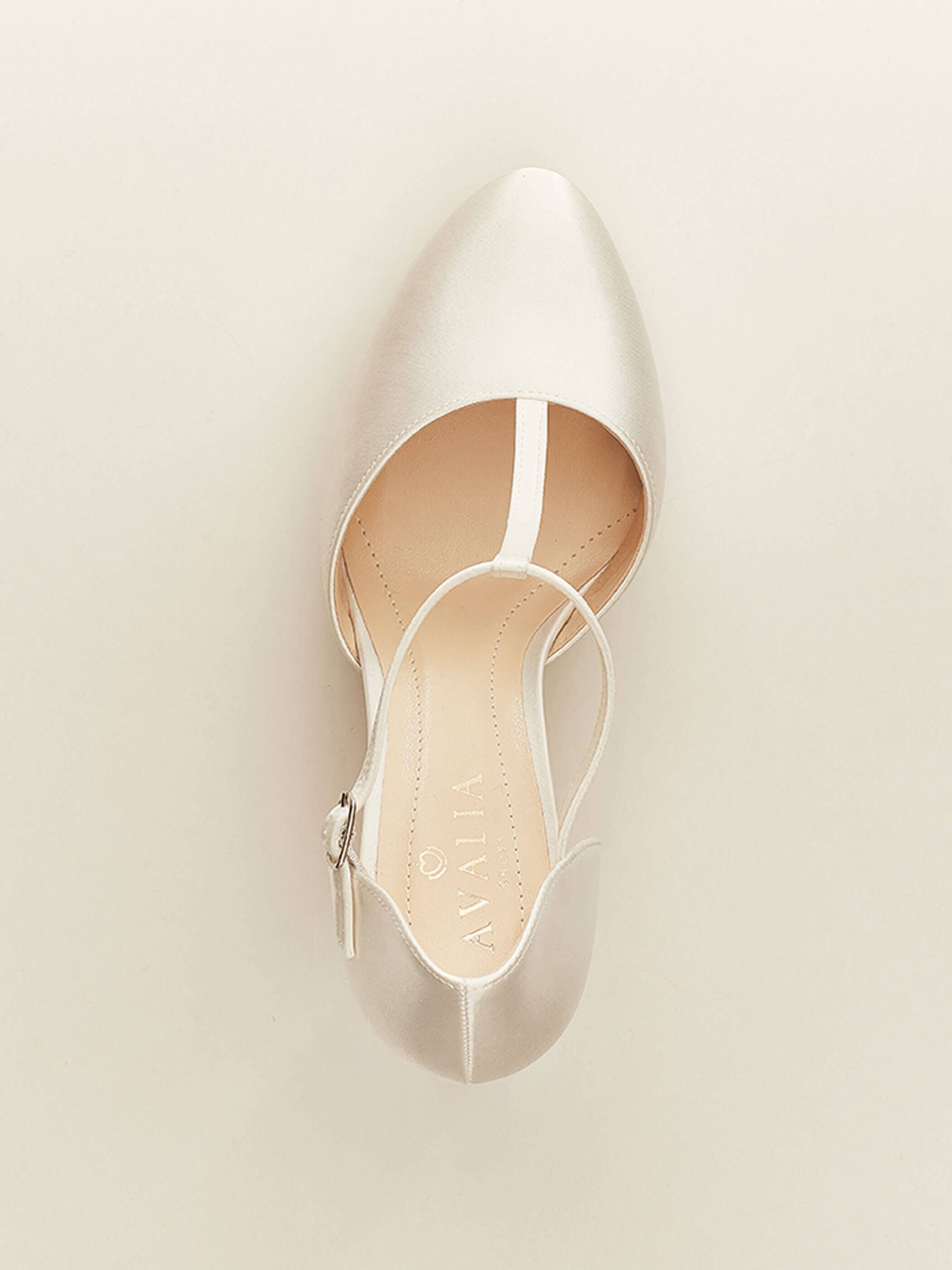 Brudskor från Bianco evento, Avalia shoes, vita brudskor, Ivory brudskor, brudskor i spets, brudskor i satin