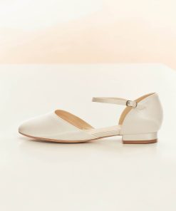 Brudskor från Bianco evento, Avalia shoes, vita brudskor, Ivory brudskor, brudskor i spets, brudskor i satin