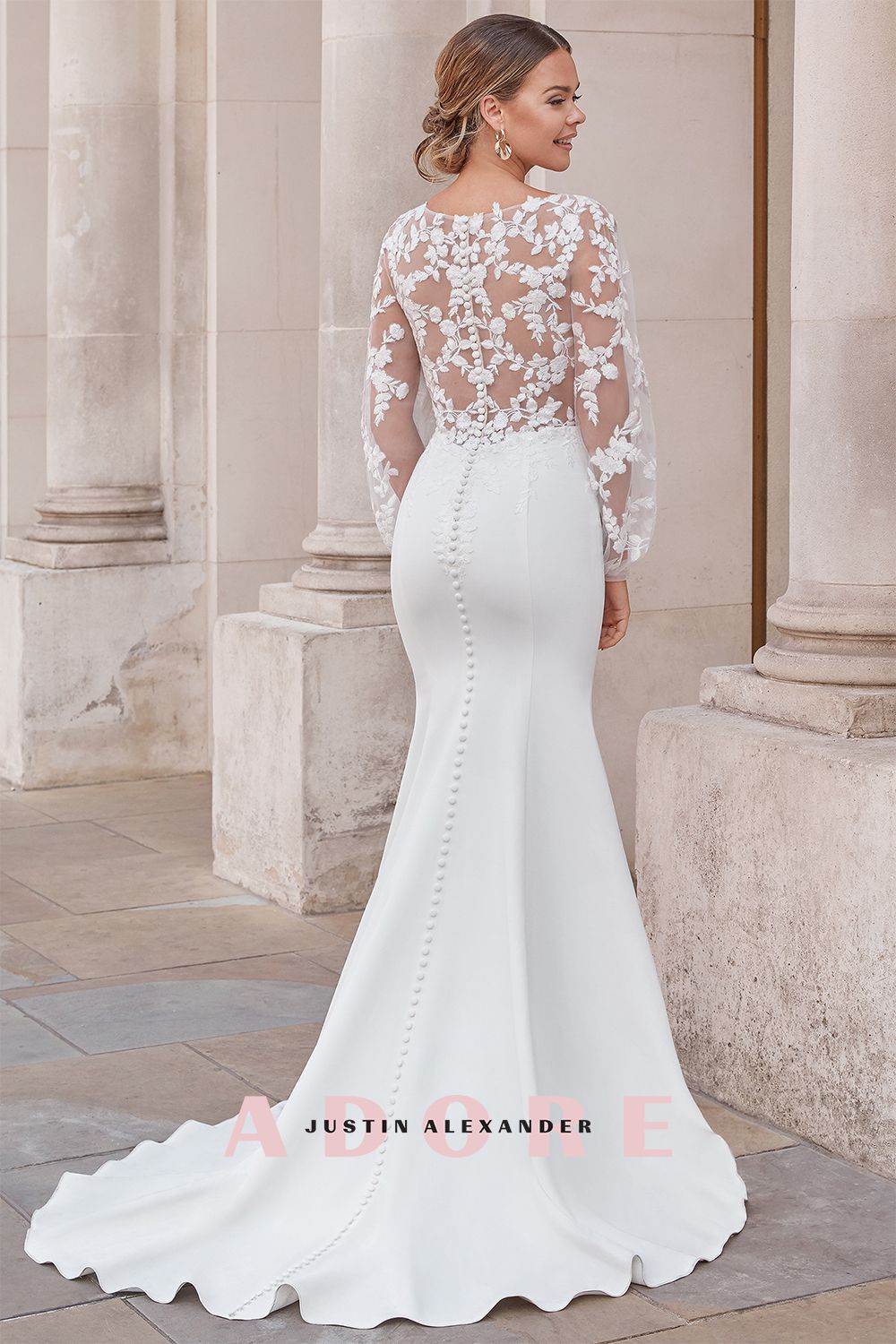 Brudklänning från Adore by Justin Alexander, Bröllopsklänning, brudklänning skåne, brudklänning Malmö, Brudkjole köpenhamn, Skånebröllop, bröllopsbutik Malmö, brudklänningsbutik Malmö