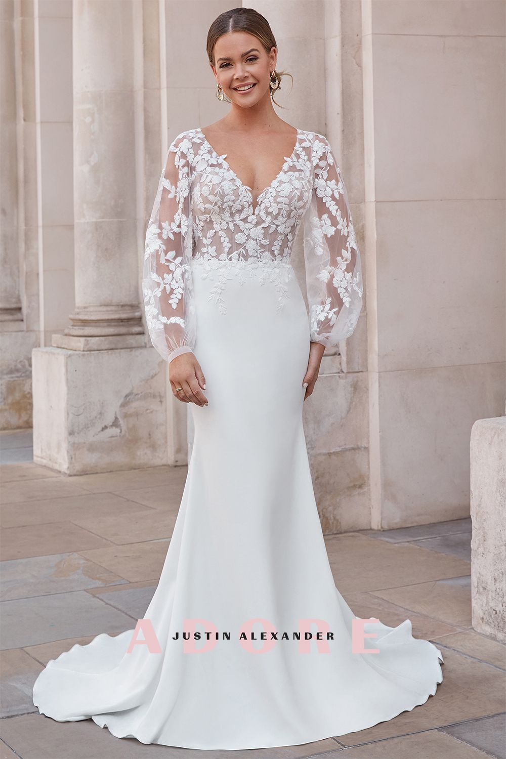 Brudklänning från Adore by Justin Alexander, Bröllopsklänning, brudklänning skåne, brudklänning Malmö, Brudkjole köpenhamn, Skånebröllop, bröllopsbutik Malmö, brudklänningsbutik Malmö