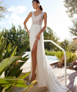 Brudklänning från HerveParis i bohemisk stil. enkla brudklänningar, Bröllopsbutik i Malmö, Bröllopsklänning, Skåne, Bröllopklänning, Brudkjole